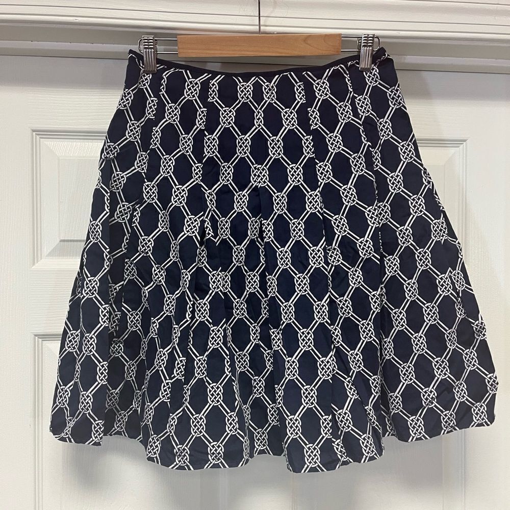 JoneโsโNew York Navy Nautical Knotted Drop Pleat Skirt szโ10P